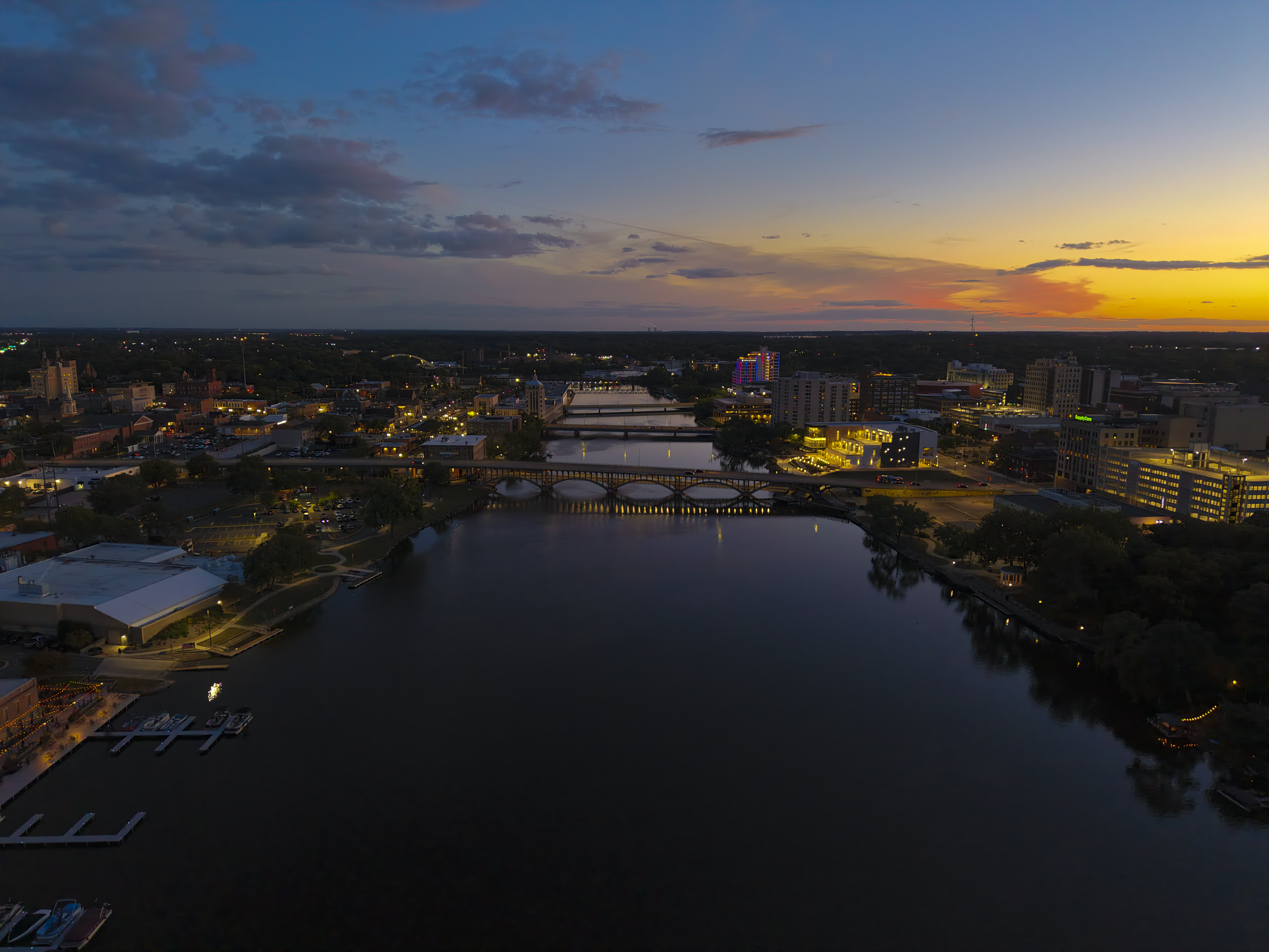 Aerial landscape work